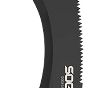 S.O.G SOGMC11N SOGfari  12" Black Hardcased 3Cr13MoV SS Blade Black Kraton Handle 18" Long Includes Sheath