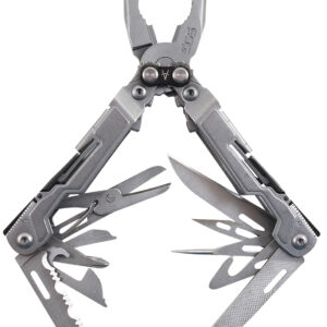 S.O.G SOG-PP1001-CP PowerPint Stonewashed Stainless Steel 5Cr15MoV Stainless Steel Long Features 18 Tools