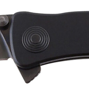 S.O.G SOGTWI12CP Twitch II 2.65" Folding Plain Black Hardcased TiCN AUS-8A SS Blade Black Anodized Aluminum Handle Includes Pocket Clip