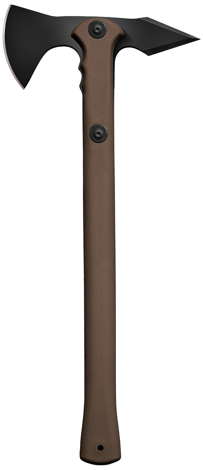 Cold Steel CS90PTHF Trench Hawk 3.50" Blade 1055 Carbon Steel Blade Flat Dark Earth Polypropylene Handle 19"