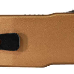 Templar Knife SAAB221 Premium LW Small 3" OTF Tanto Plain Black Oxide Stonewashed Powdered D2 Steel Blade, 4.50" Bronze Anodized Aluminum Handle
