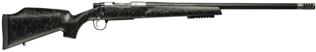 Christensen Arms 8011000300 Traverse  6.5 Creedmoor 4+1 24" Threaded Barrel, Natural Stainless, Black with Gray Webbing Stock