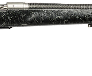Christensen Arms 8011000300 Traverse 6.5 Creedmoor 4+1 24" Threaded Barrel, Natural Stainless, Black with Gray Webbing Stock