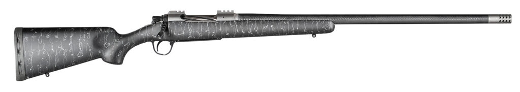Christensen Arms CA10268315331 Summit TI Full Size 7mm Rem Mag 3+1, 26" Natural Titanium Steel Threaded Barrel, Natural Titanium Aluminum Receiver, Black w/Gray Webbing Fixed Sporter Stock