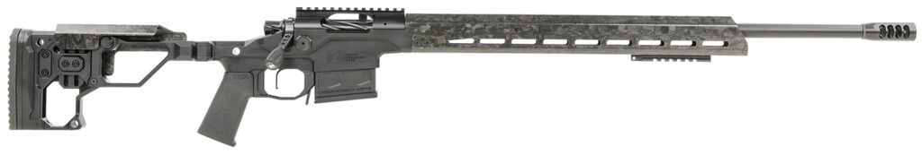 Christensen Arms 8010300300 Modern Precision  300 Win Mag 5+1 26" Threaded Carbon Fiber Barrel, Black Nitride Finish, Tungsten Anodized Folding Stock, Polymer Grip