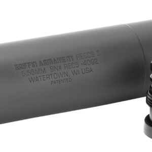 Griffin Armament GAREC5-W Recce 5 22 Cal 1.47"D Black Cerakote Stainless Steel 5.56 Taper Mount