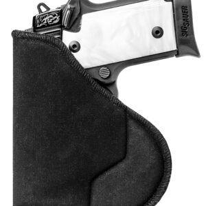 Sentry 35WB03BK HexGrip IWB Black Nylon Pocket Fits Med Frame Auto .32/380 Fits 3-4" Barrel Ambidextrous