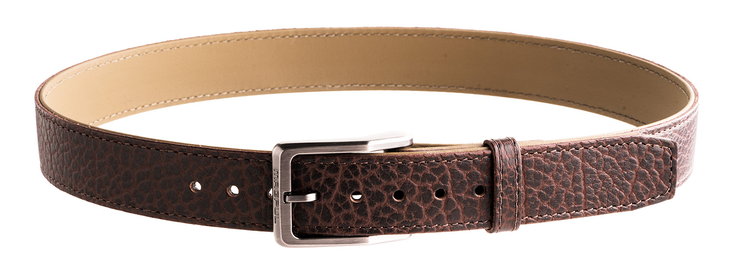 Magpul MAG127921042 Tejas EL Cibolo Chocolate Brown Bison Hide 32" 1.50" Wide Buckle Closure