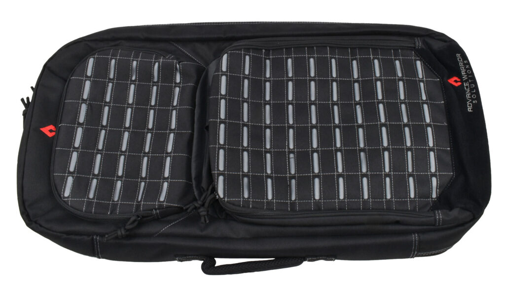 Advance Warrior Solutions FR28RBPBL/GR Frame  28" L Backpack with Side Handle, Black Polyester for Tactical Rifle, Molle Front
