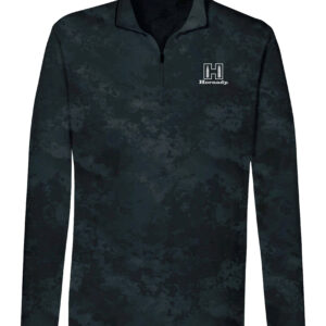 Hornady 99597XXXL Performance  3XL Black Long Sleeve 1/4 Zip, Polyester/Spandex
