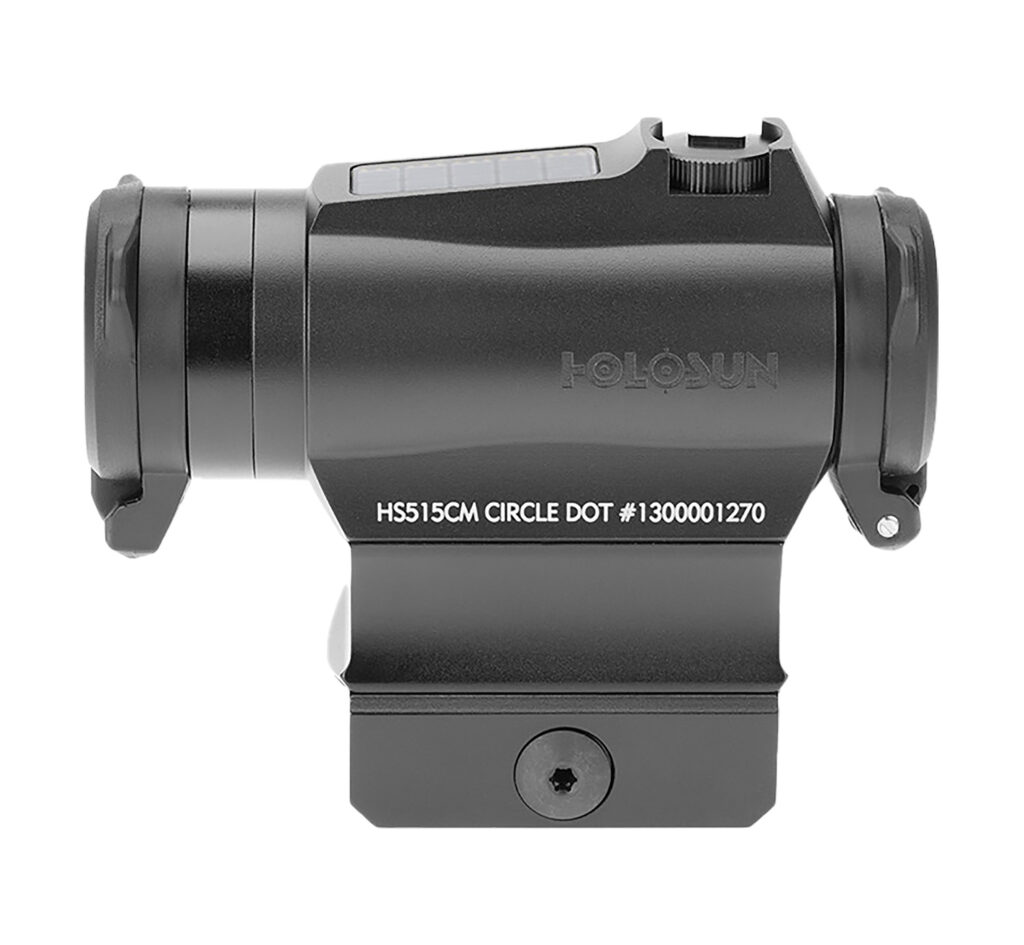 Holosun HS515CM 515  Black Anodized 1 x 20 mm 2 MOA Red Dot/65 MOA Circle Multi Reticle
