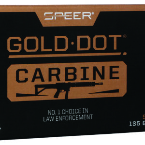 Speer 59GDC1 Gold Dot  9mmLuger 135gr Hollow Point 50 Per Box/20 Case