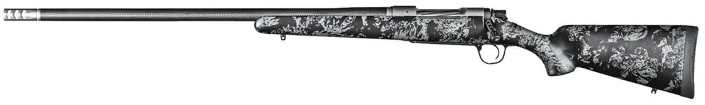 Christensen Arms 8010632000 Ridgeline FFT 7mm PRC 3+1 22" Carbon Fiber/Threaded Barrel, Stainless Steel Cerakote Rec, Black with Gray Accents Stock (Left Hand)