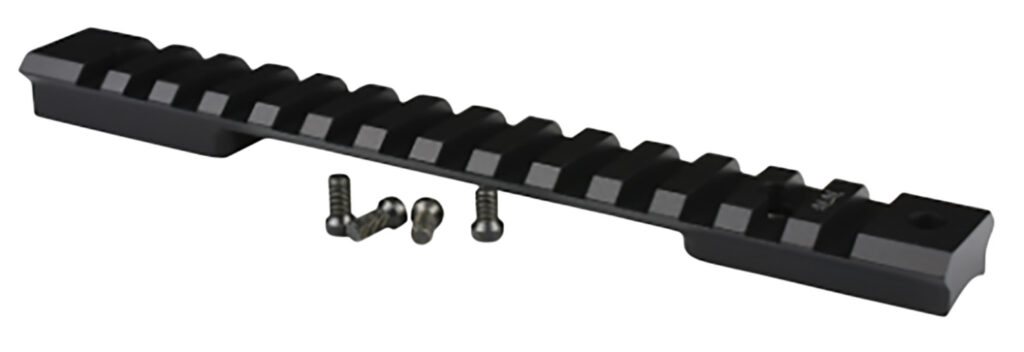 Warne 7664M Mountain Tech Tactical Rail Black Anodized Aluminum HS Precision Savage Style Action, Savage 110 (New), Short Action 0 MOA
