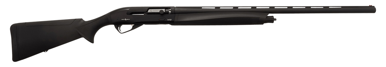 Silver Eagle Arms CAR12128BLK Carlyle Full Size 12 Gauge Semi-Auto 3" 4+1 28" Black Cerakote Vent Rib Barrel, Black Steel Receiver, Fixed Black Synthetic Stock, Right Hand