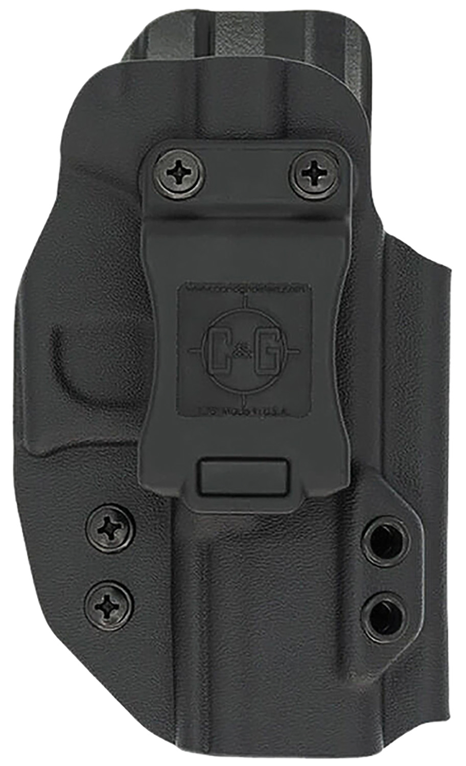 C&G Holsters 0526100 Covert IWB Black Kydex Belt Clip Fits S&W Shield 9/40