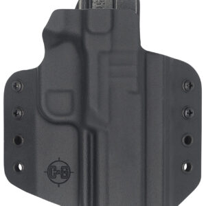 C&G Holsters 1696100 Covert OWB Black Kydex Belt Loop Fits FN 509/T Right Hand