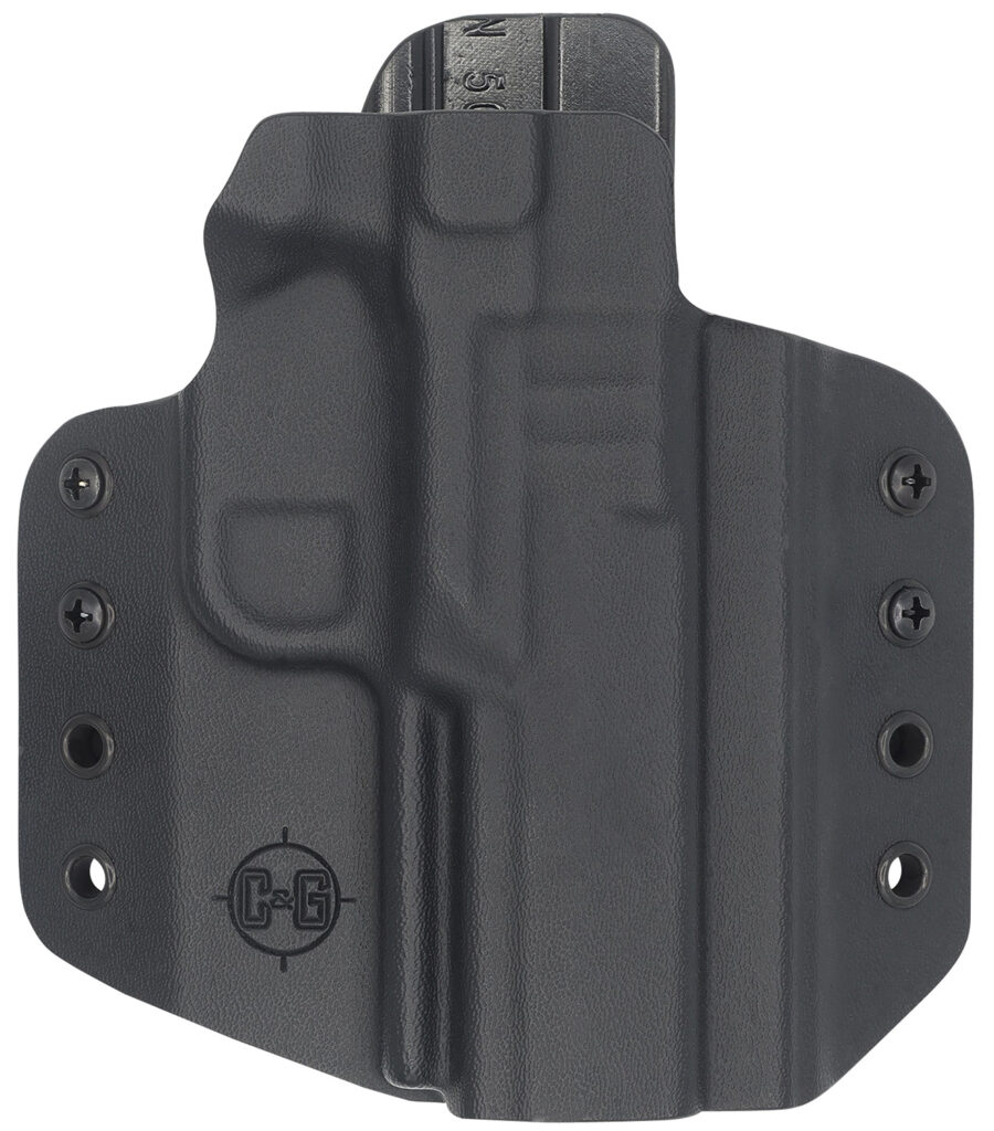 C&G Holsters 1696100 Covert OWB Black Kydex Belt Loop Fits FN 509/T Right Hand