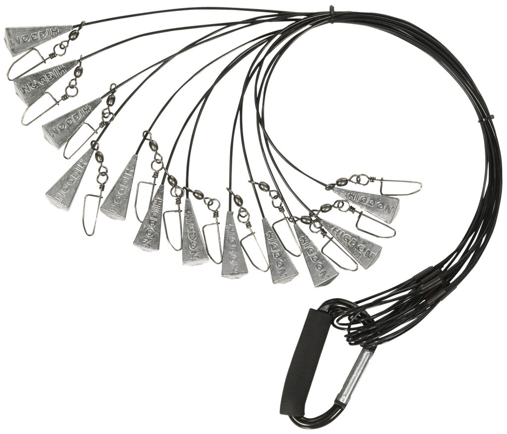 Higdon Outdoors 30323 Battleship Rig  Black 36" Long 12 Pack