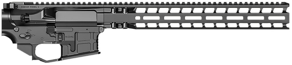 Radian Weapons R0411 Builder Kit  Radian Black, A-DAC 15 Fully Ambi Lower, 14" M-LOK Handgaurd, Raptor-SD Charging Handle, Talon 45/90 Safety, Ext. Bolt Catch, Left-Side Mag Release, Right-Side Bolt R