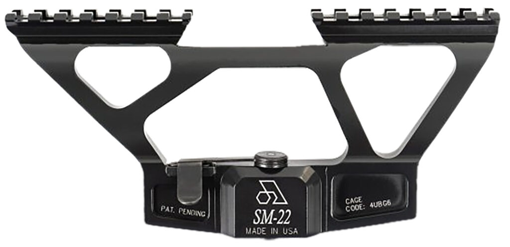 Arsenal SM22 AK Scope Mount SAM7K Series  Black Anodized 0 MOA
