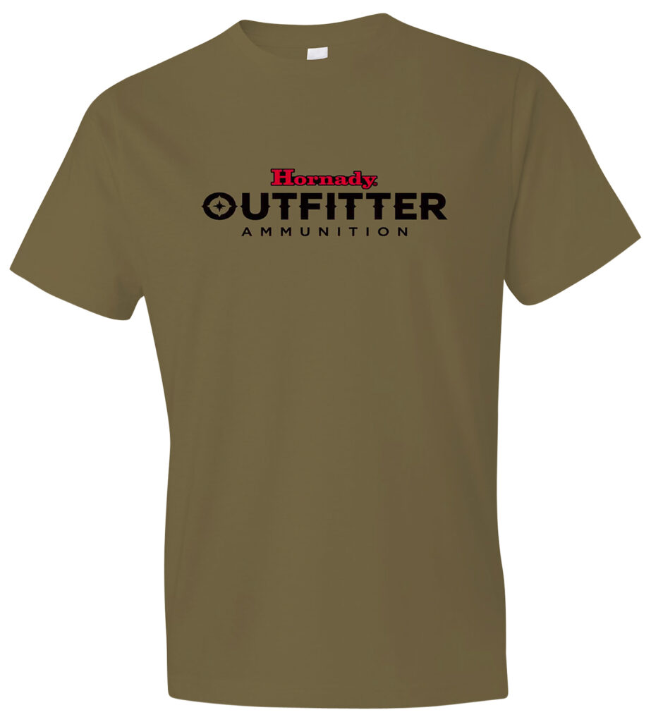 Hornady Gear 31363 Big Buck  Coyote Brown, Cotton Short Sleeve, Semi-Fitted, Large