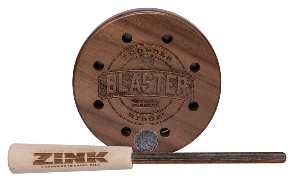 ZINK ZNKRBPC Ridge Blaster  Friction Call Turkey Sounds Natural Aluminum/Wood