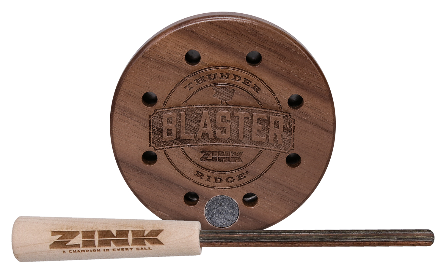 ZINK ZNKRBPC Ridge Blaster Friction Call Turkey Sounds Natural Aluminum/Wood
