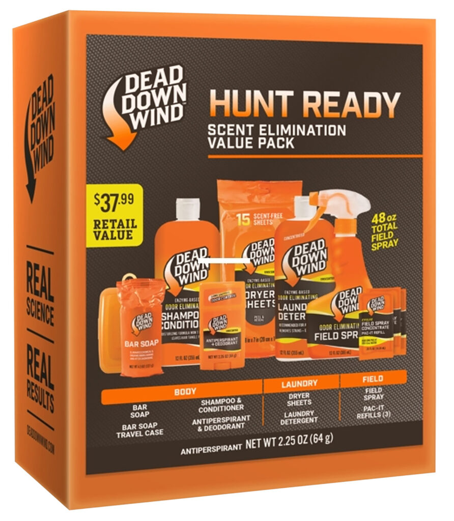 Dead Down Wind 2099 Hunt Ready Kit  Odor Eliminator Unscented  10 pieces