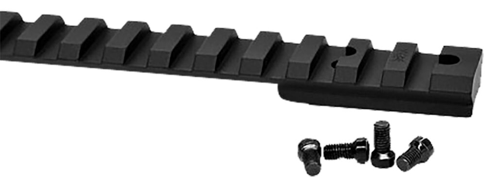 Warne V46815MOA Vapor Picatinny Rail Black Anodized Aluminum Savage 93/93R17/Mark II Rimfire "E", 15 MOA