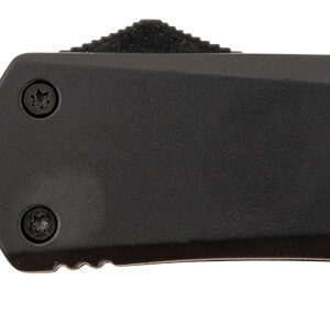 Steel River Knives T624BDP Spartan 3.75" Drop Point Black/Silver 440C SS Blade 5.5" Black Aluminum Zinc Alloy Handle