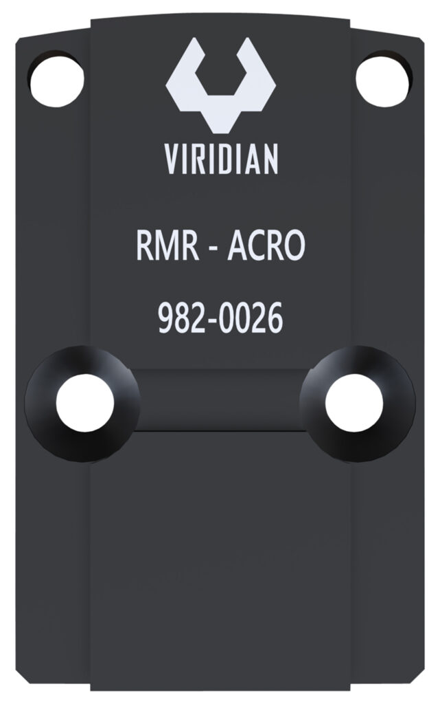 Viridian 9820026 RFX45 RMR Mounting Adapter Black Anodized
