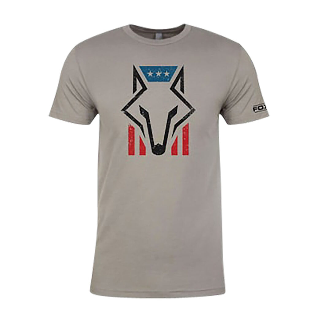 Foxpro FHFGS Foxhead Flag Gray Cotton/Polyester Short Sleeve Small