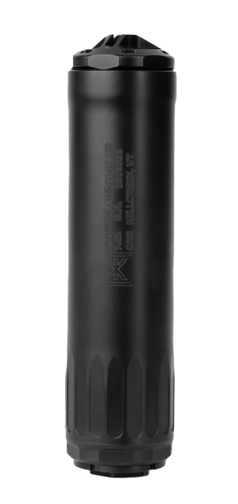 Huxwrx 2237 Ventum  30 Cal (7.62mm), 6.70" Black Stainless Steel/Titanium, 5/8"-24 tpi DT Mount