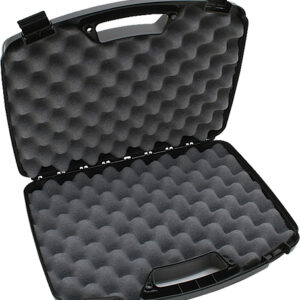 MTM Case-Gard 80940 Double Handgun Case Black Polypropylene Holds 2 Handguns w/ up to 8' Barrels