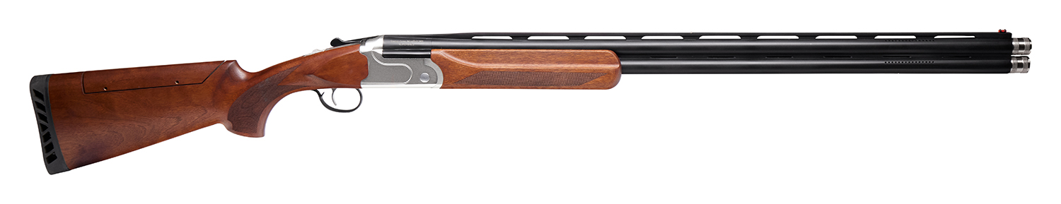 Stevens 18874 555 Sporting 20 Gauge 3" 2rd 30" Ported Over/Under Barrel, Silver Rec, Oiled Turkish Walnut Furniture, Adj. Cheek Rest Stock, Fiber Optic Sight, Five Ext. Chokes