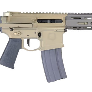 Q LLC HB300BLK7IN Honey Badger  300 Blackout 20+1 7" Picatinny Rail Receiver, Q-Sert Handguard System, Two Position PDW Stock, Magpul Grip