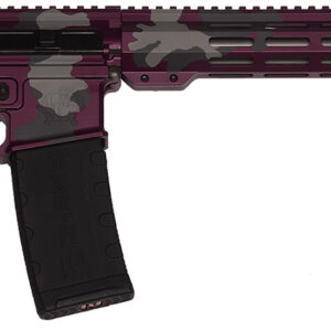 Great Lakes Firearms GL15223SSMMAN AR-15 Mission 223 Wylde 30+1 16", Manhattan Camo Rec/15" M-Lok Handguard, Black Carbine Stock & A2 Grip, Muzzle Brake