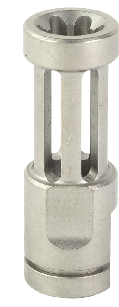 Samson 040606200 Flash Hider  Stainless Steel, Fits Ruger 10/22