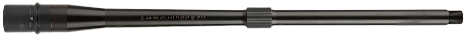 Ballistic Advantage BABL308021PQ Premium Series 308 Win 18" Threaded Hanson Profile, Midlength with Low Pro Gas Block, Black QPQ 4150 Chrome Moly Vanadium Steel, Fits AR-10