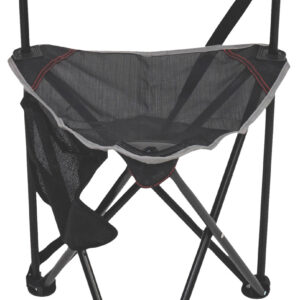 Bog-Pod 1117130 Triple Play  Chair, 3 Legs, Black, Steel Frame, Exterior Pocket