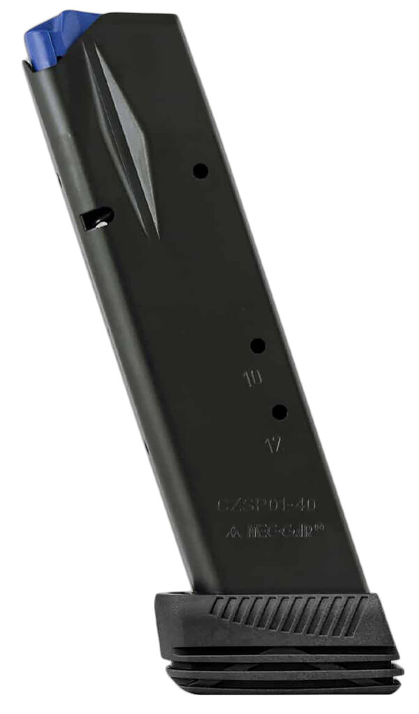 Mec-Gar MGCZ4014DPS CZ  14rd 40 S&W, Fits CZ Shadow/Shadow 2/85B/75B/SP-01 Black