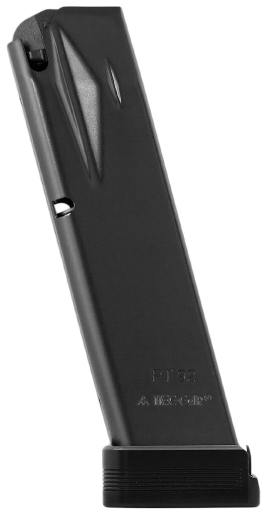 Mec-Gar MGPT9220M Taurus Competition 20rd 9mm Luger, Fits Taurus PT92/PT99 Black