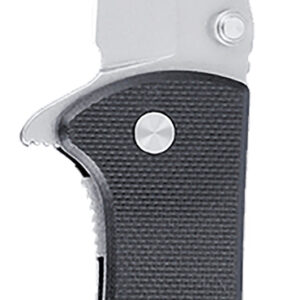 CRKT 6450D2 Drifter EDC 2.88" Folding Drop Point Plain Stonewashed D2 Steel Blade, Black Textured G10 Handle