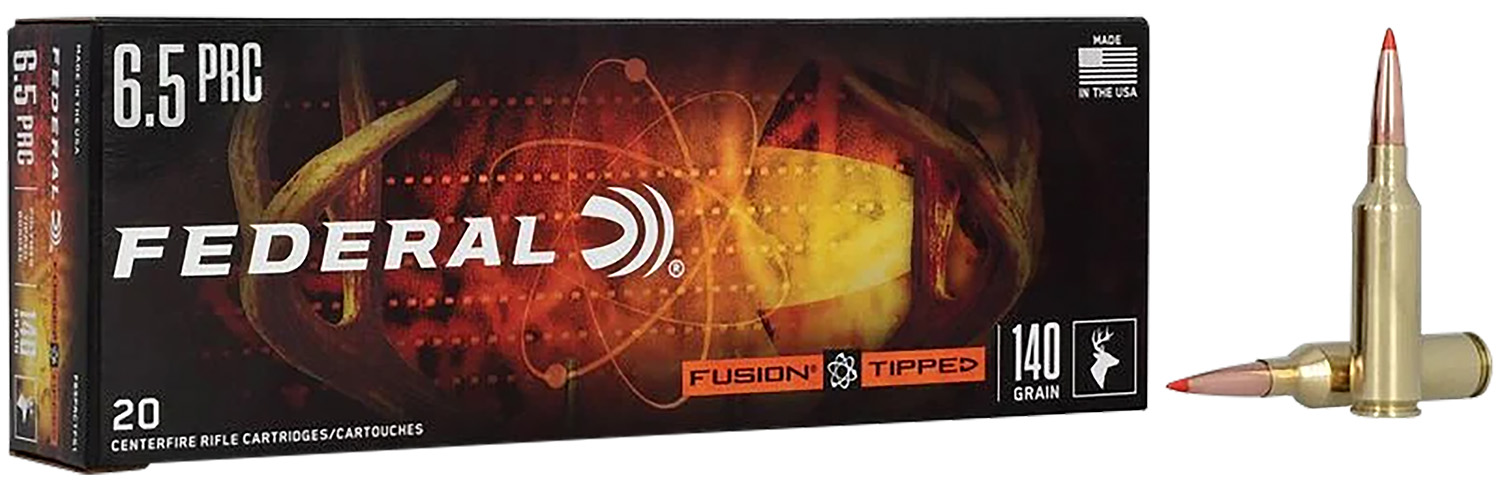 Federal F65PRCTFS1 Fusion 6.5PRC 140gr Tipped Fusion 20 Per Box/10 Case
