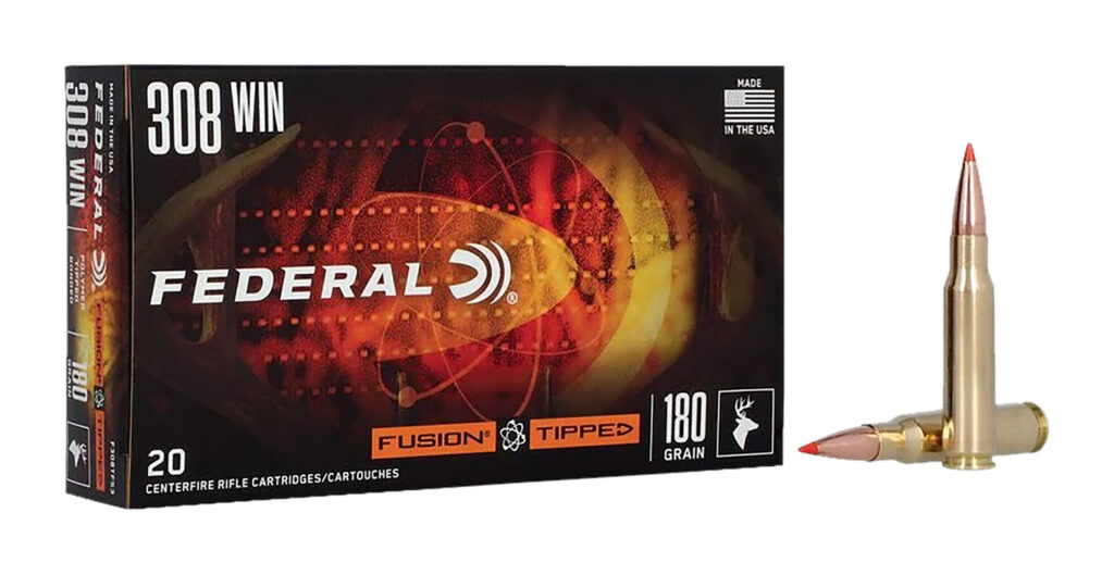 Federal F308TFS3 Fusion  308Win 180gr Bonded Soft Point 20 Per Box/10 Case