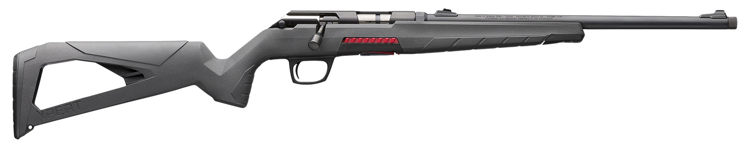 Winchester Repeating Arms 525201186 Xpert Full Size 17 WSM 8+1 16.50" Matte Black Threaded Sporter Barrel, Matte Black Drilled & Tapped Steel Receiver, Picatinny Rail Forend, Gray Thumbhole Polymer S