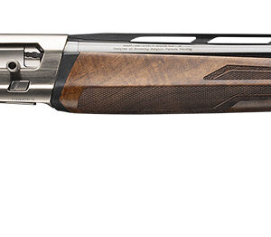 Browning 011779204 Maxus II Upland Full Size 12 Gauge Semi-Auto 3" 4, 2 3/4" Shells 28" Matte Blued Vent Rib Barrel, Satin Nickel Aluminum Receiver,  Grade I Turkish Walnut Wood Stock w/Adj Shim
