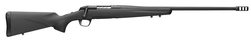 Browning 035602299 X-Bolt Pro Full Size 6.8 Western 3+1 24" Matte Blued Fluted Sporter SR Barrel, Blued Drilled & Tapped/X-Lock Mount Steel Receiver, Black Fixed Synthetic Stock