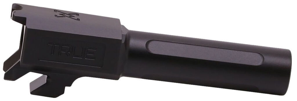 True Precision Inc TPSHCBXBL Springfield 9mm Luger 3.10" Fluted Black Nitride Stainless Steel, Fits Springfield Hellcat